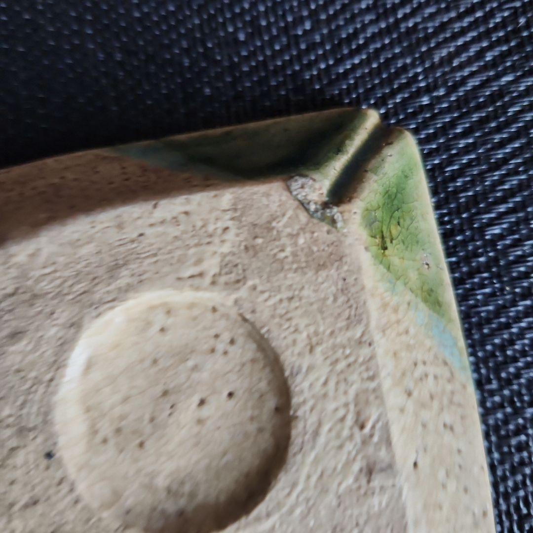 -27\y18　織部焼　時代　古織部　豆皿　小皿