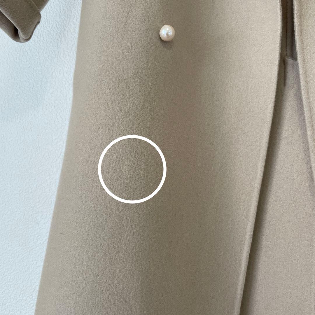 【希少】MADISON BLUE パールチェスターコート ミルクティーベージュ