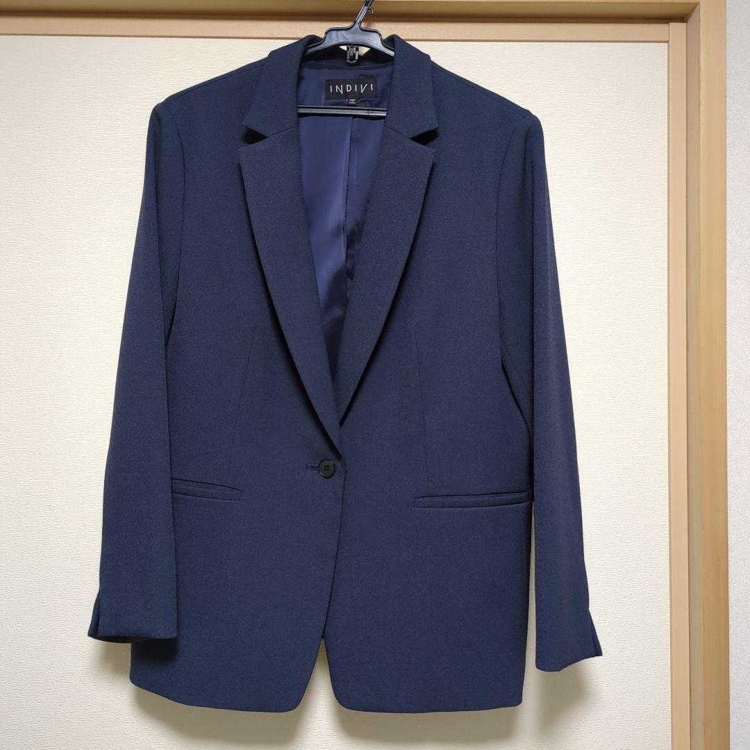 美品✨大きめINDIVIパンツスーツ