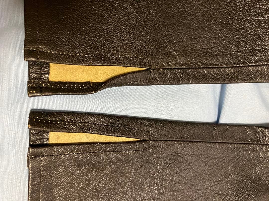 emporio armani 00s ゴートレザーパンツ