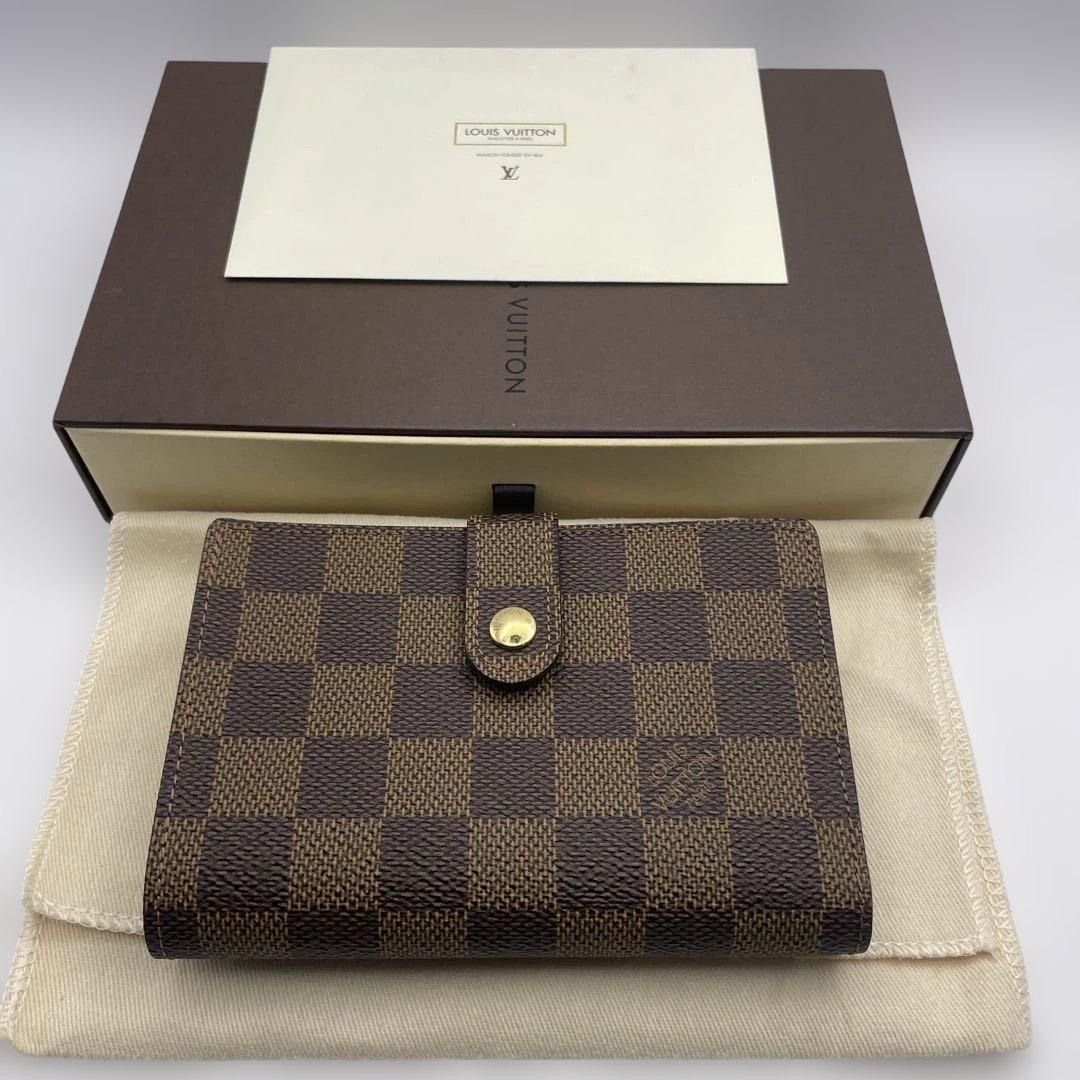 新品未使用　ルイヴィトン　ダミエ　エベヌ　ポルトフォイユヴィエノワ　折財布