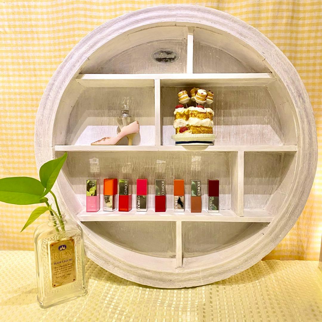 ビンテージ 飾り棚 シェルフ フレンチシャビー 蚤の市 シャビーシック 北欧雑貨