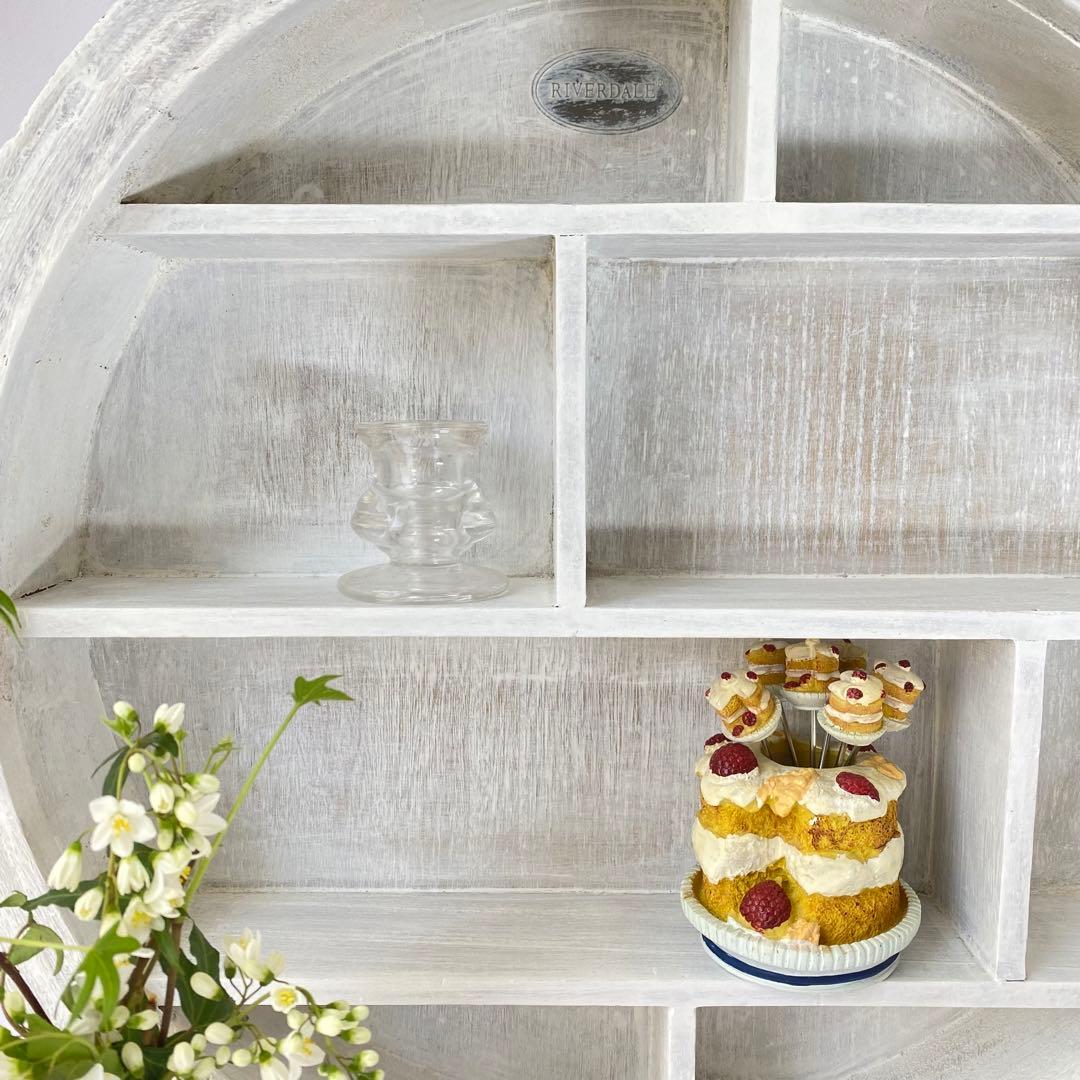 ビンテージ 飾り棚 シェルフ フレンチシャビー 蚤の市 シャビーシック 北欧雑貨