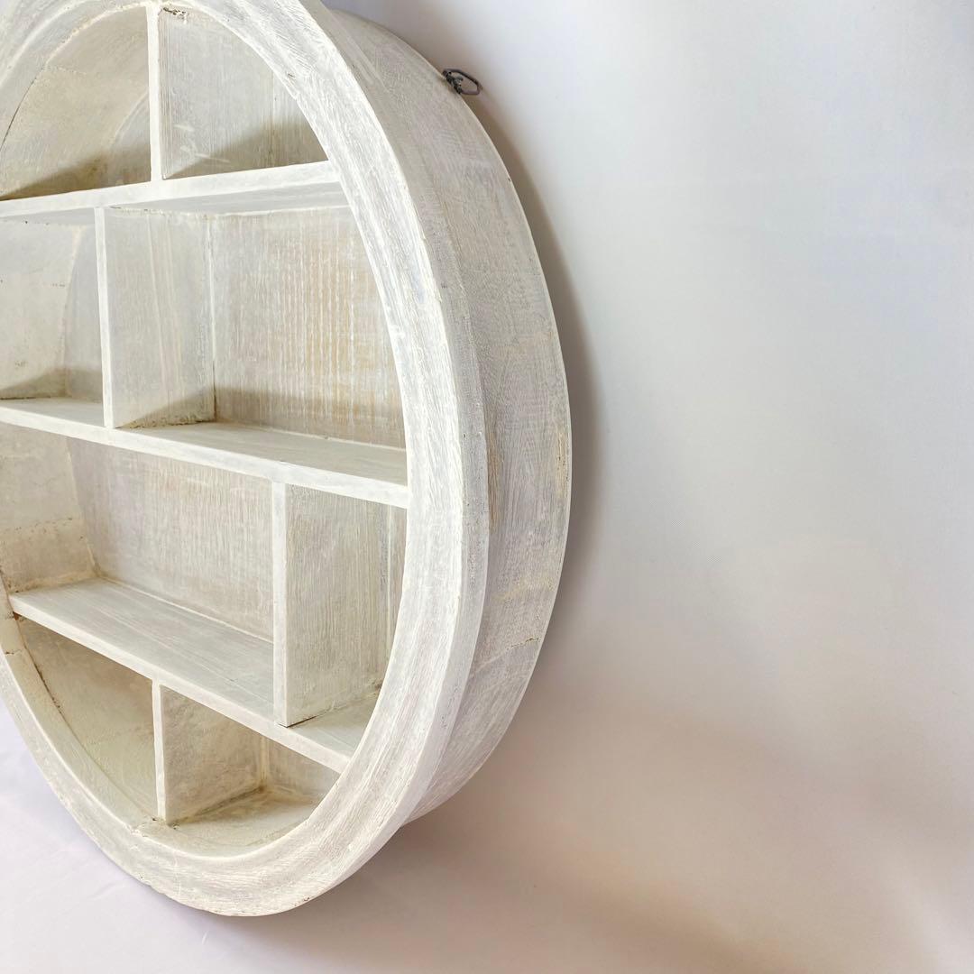 ビンテージ 飾り棚 シェルフ フレンチシャビー 蚤の市 シャビーシック 北欧雑貨