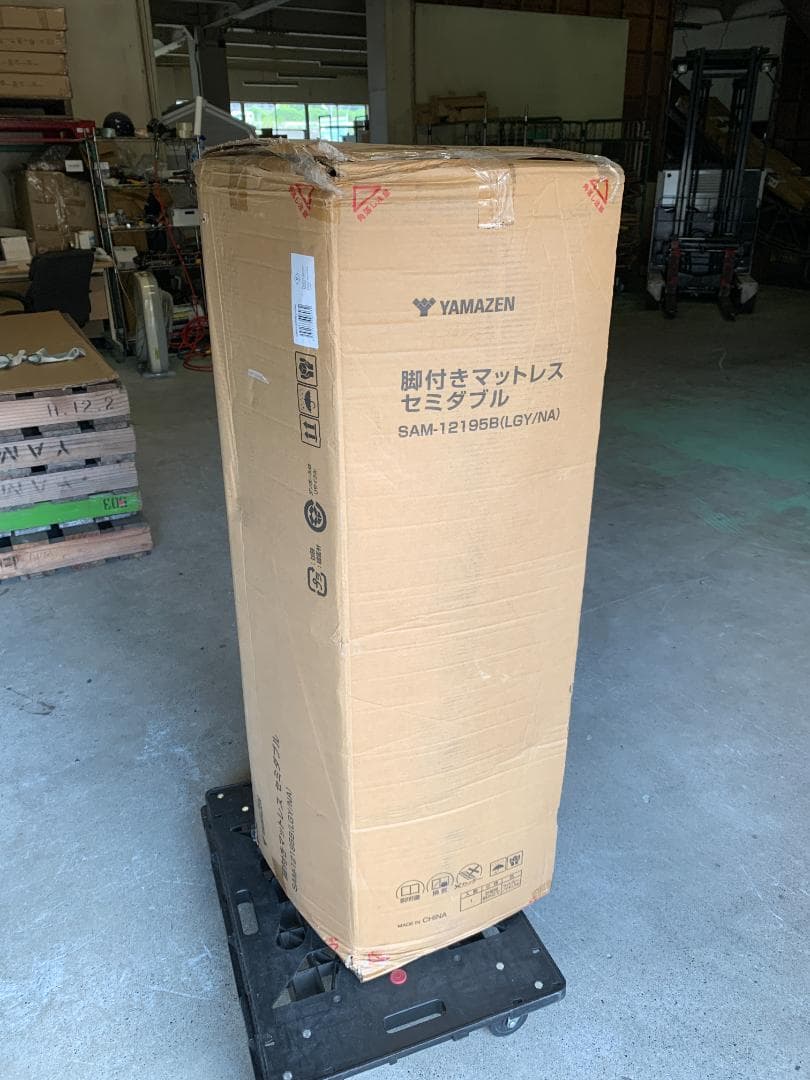 SAM-12195B(LGY/NA) ボンネルコイル脚付きマットレス セミダブル