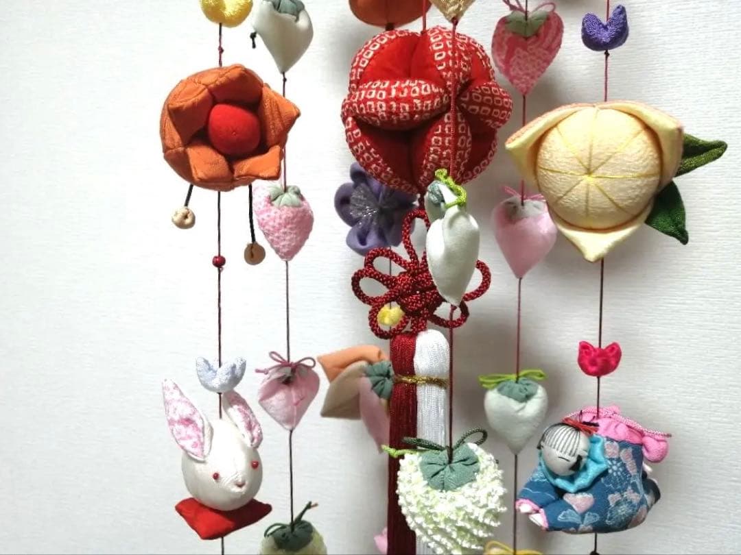 吊るし飾り✾吊るし雛✾ハンドメイド✾桃の節句✾着物リメイク✾正絹