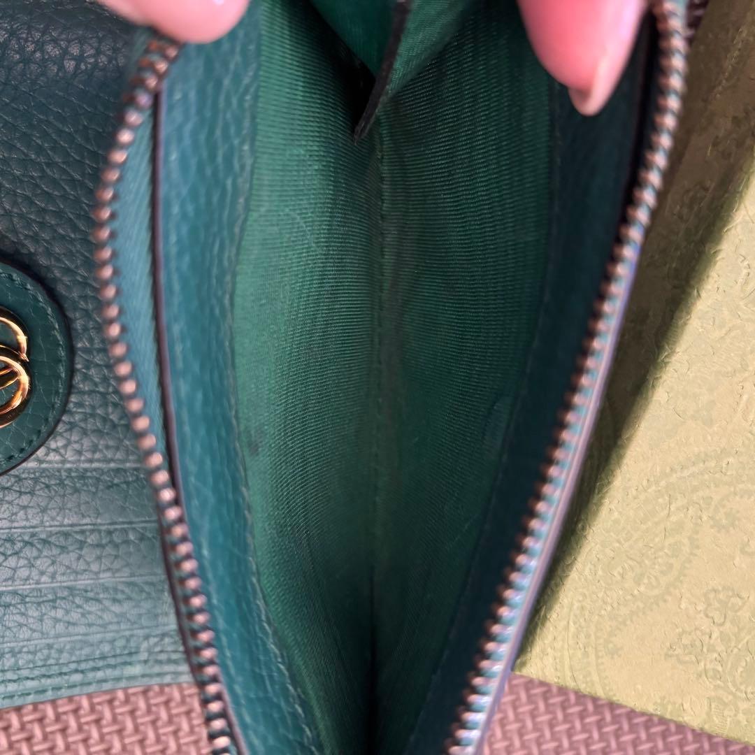 【美品】GUCCI 財布 GGマーモント ミディアムウォレット