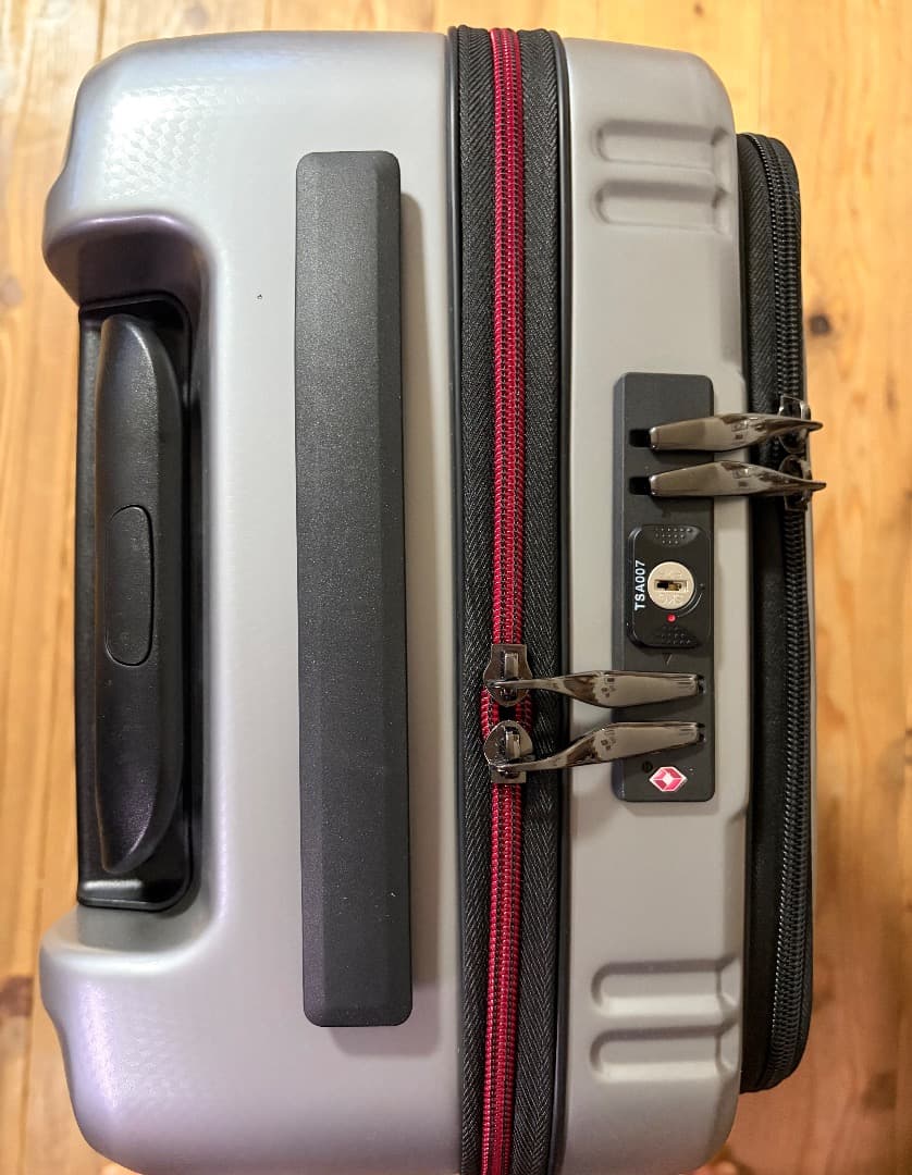 [バーマスｘJALショッピング]フロントオープンビジネスキャリーII シルバー