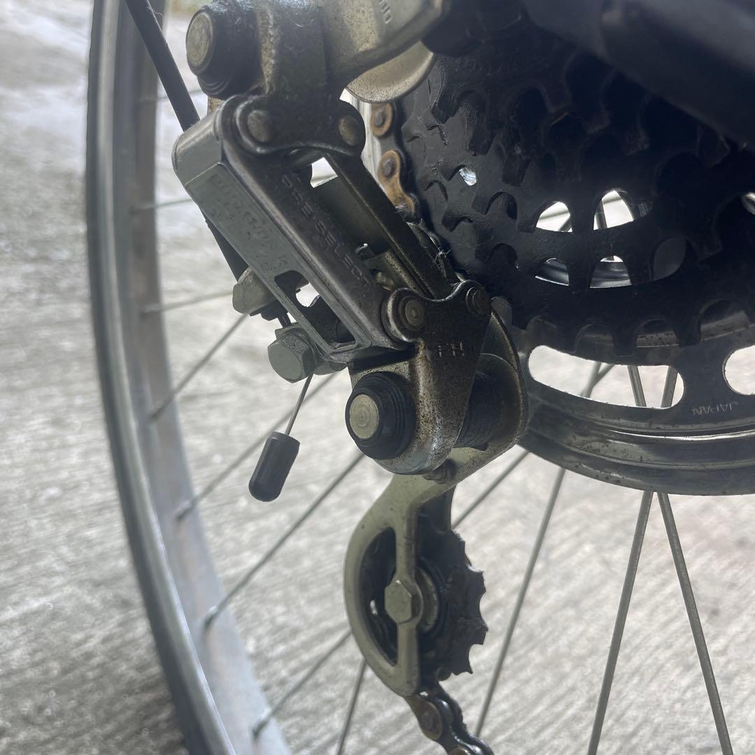 ヴィンテージ　昭和　ゼブラ　スーパーカー自転車　レトロ　26インチ