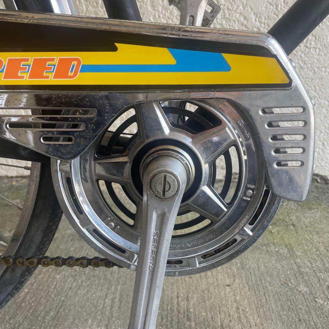 ヴィンテージ　昭和　ゼブラ　スーパーカー自転車　レトロ　26インチ