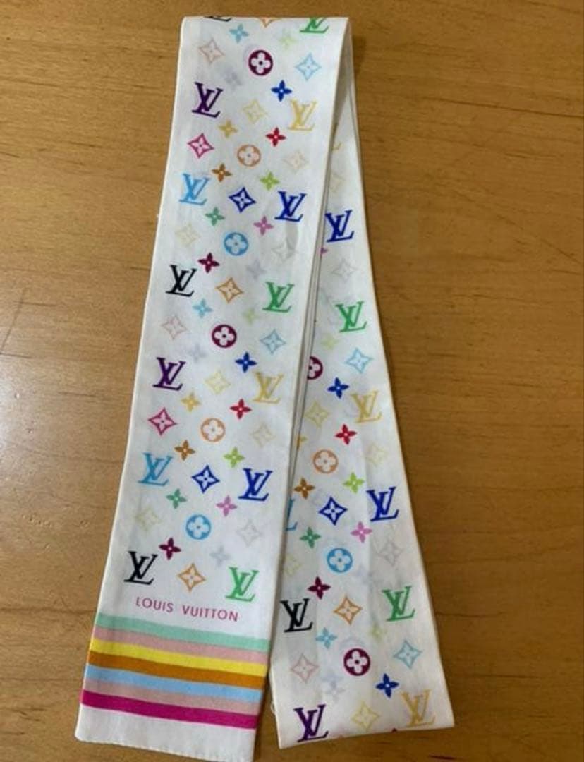 LOUIS VUITTON ヴィトン　マルチカラー　バンドー　白