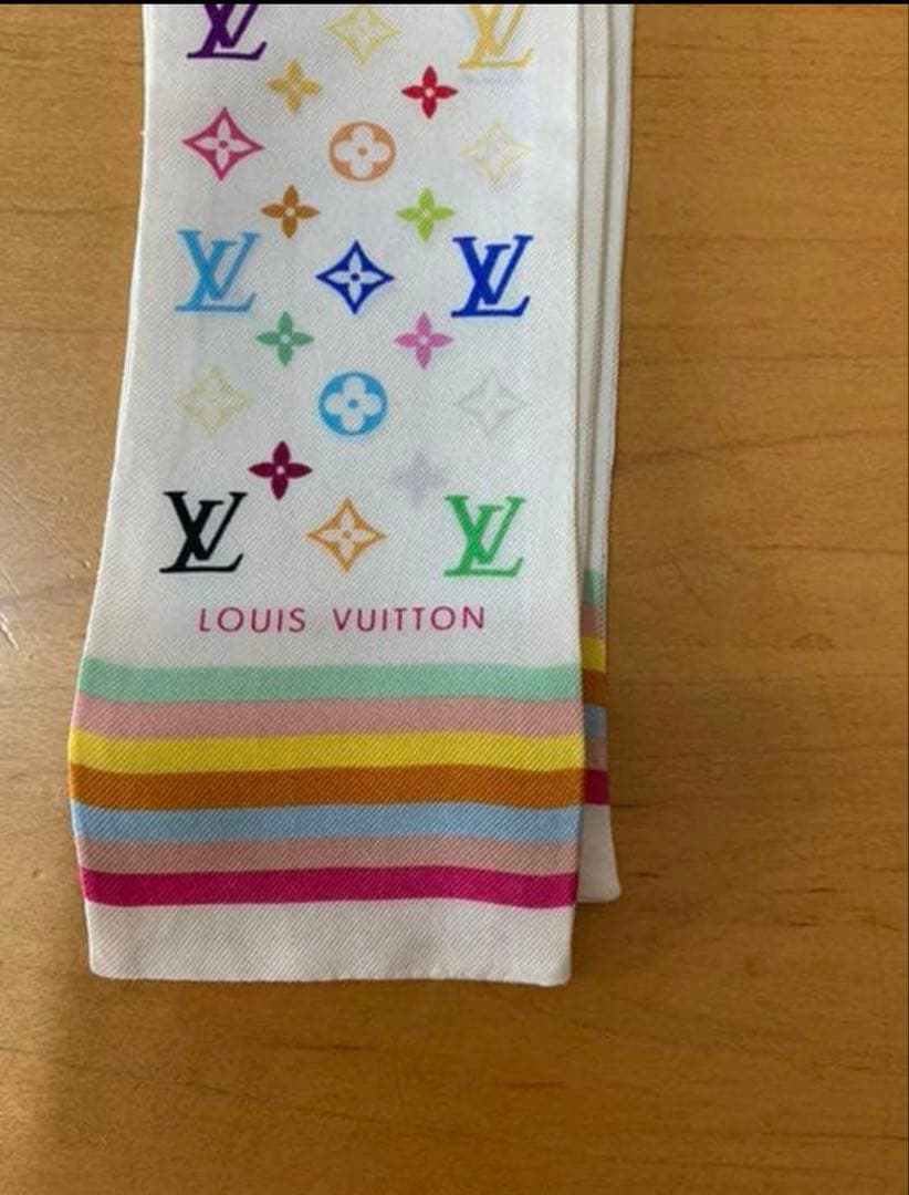 LOUIS VUITTON ヴィトン　マルチカラー　バンドー　白