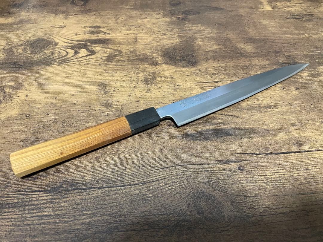 木屋　團十郎　柳刃包丁　210mm 安来鋼青紙