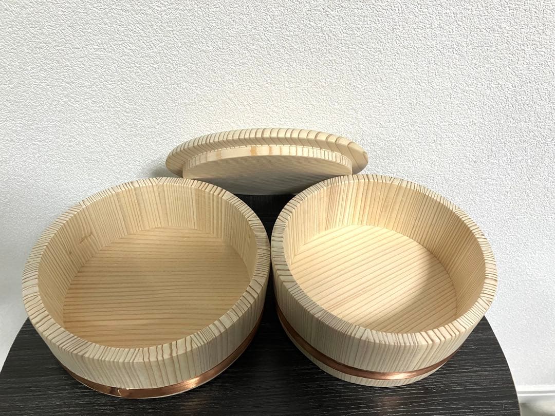 谷川木工芸　あのの　木製弁当箱2段　吉野杉 日本製 手づくり おひつ　新品未使用