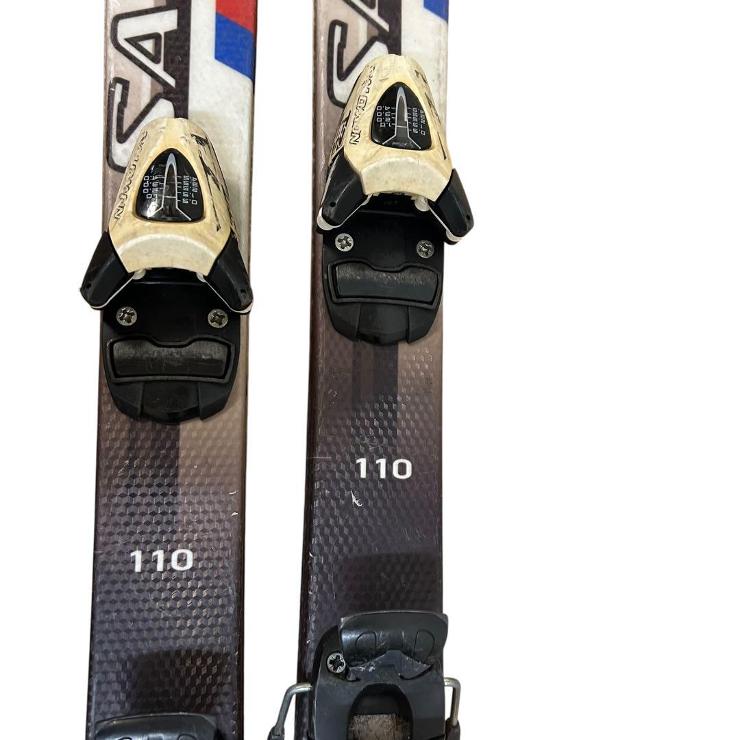 ④SALOMON 110cm☆ HEADブーツストック ジュニアスキー3点セット