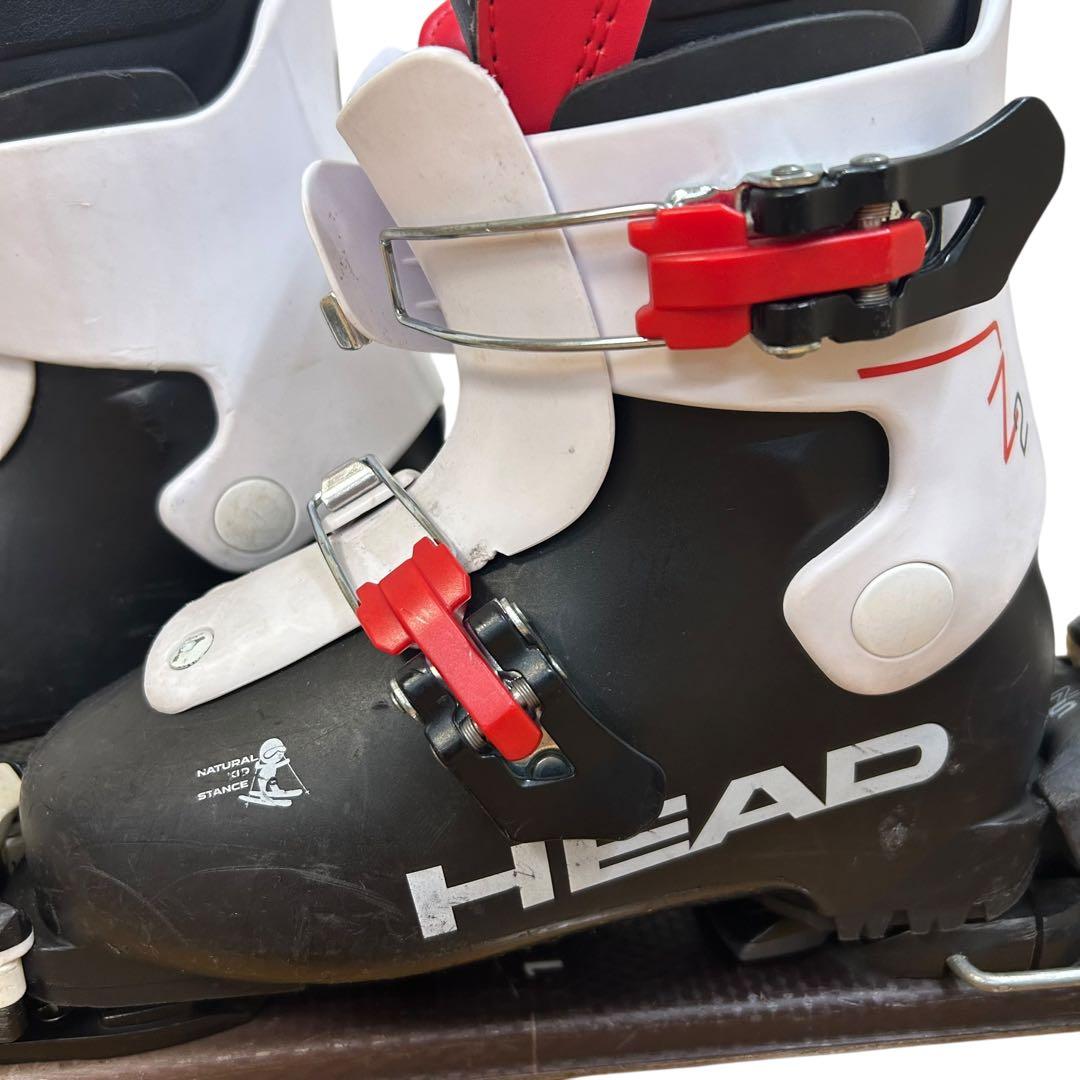 ④SALOMON 110cm☆ HEADブーツストック ジュニアスキー3点セット