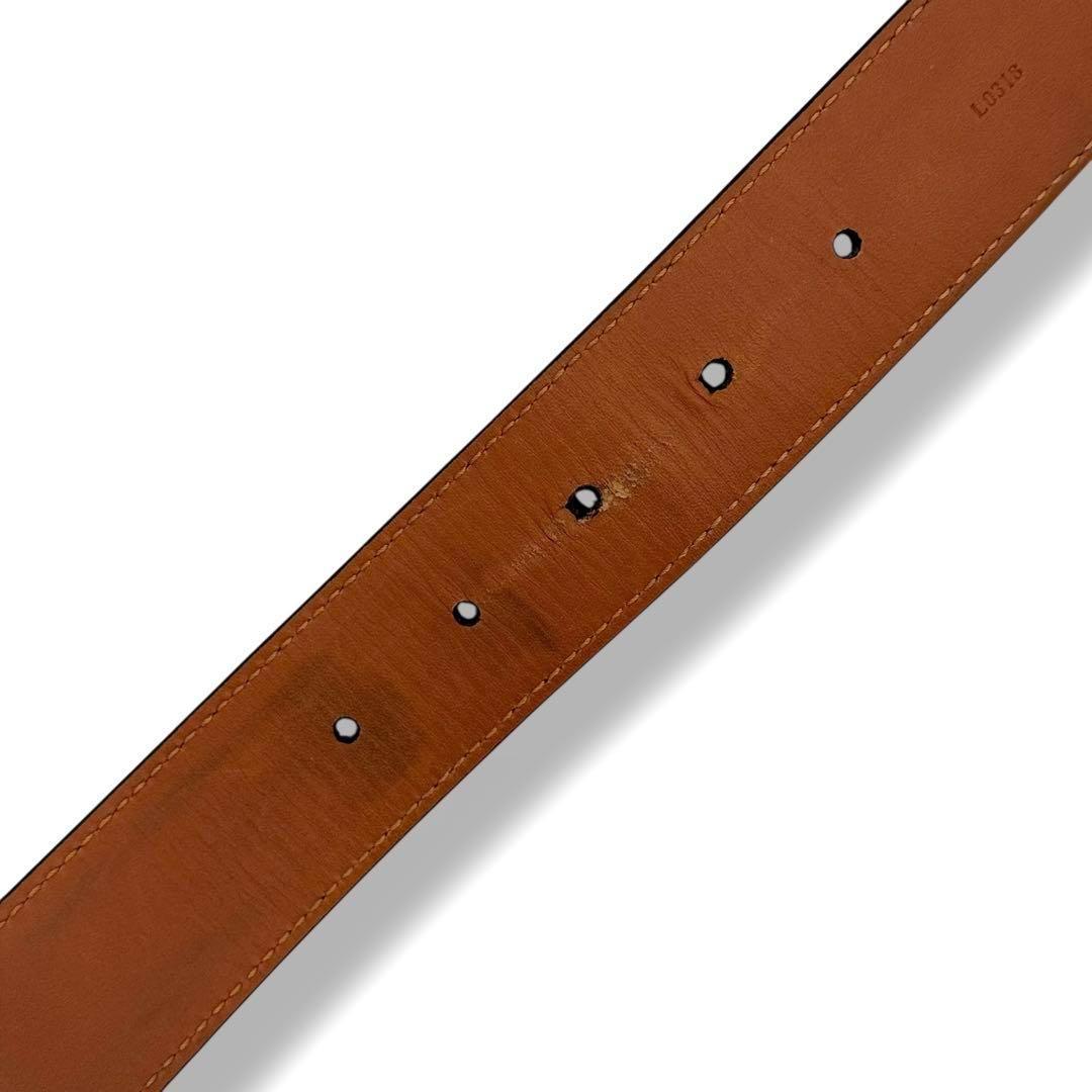 良品 Berluti クラシック パティーヌ レザーベルト 35MM イタリア製