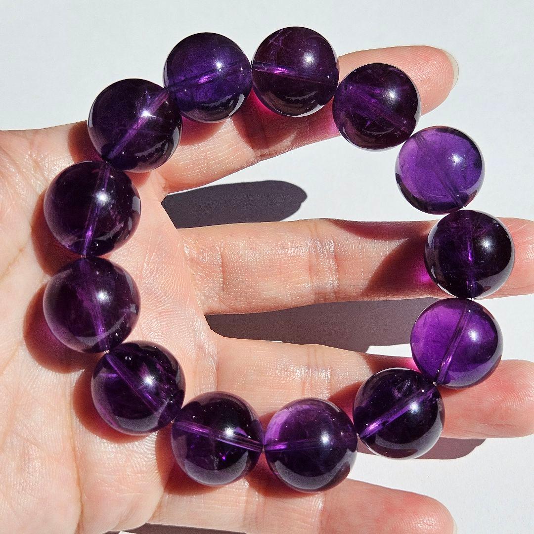 【ウルグアイ産大玉♡】アメジスト　１６ミリ