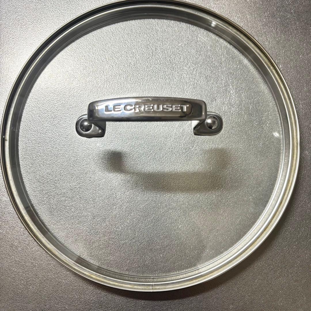 LE CREUSET ステンレス 蒸し器 スチーマー 直径22cm ガラスフタ付