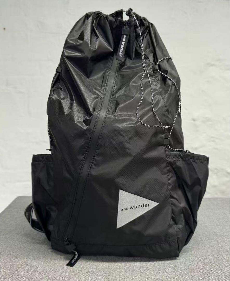 新品 未使用 アンドワンダー シル デイパック ブラック コーデュラ
