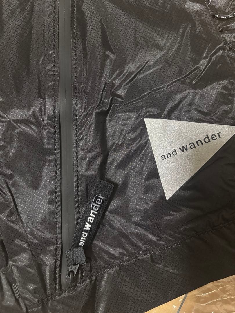 新品 未使用 アンドワンダー シル デイパック ブラック コーデュラ