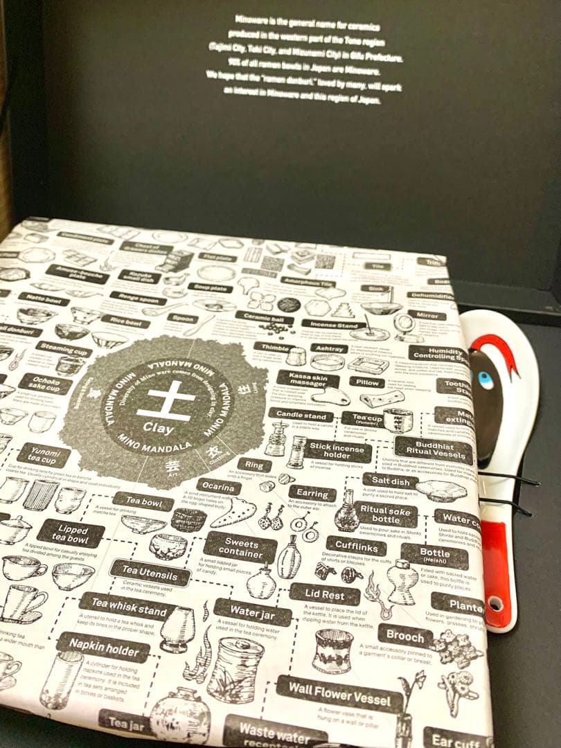 【新品未使用】ヒグチユウコ　ラーメンどんぶり＆レンゲセット　美濃焼