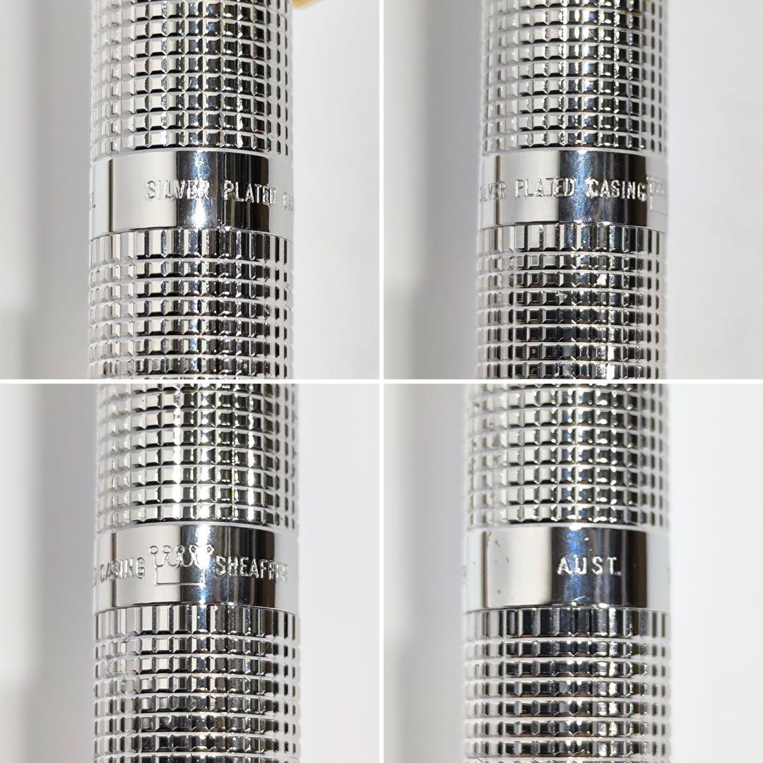 シェーファー タルガ 万年筆 1010X シルバー ニブ14K 585 筆記OK