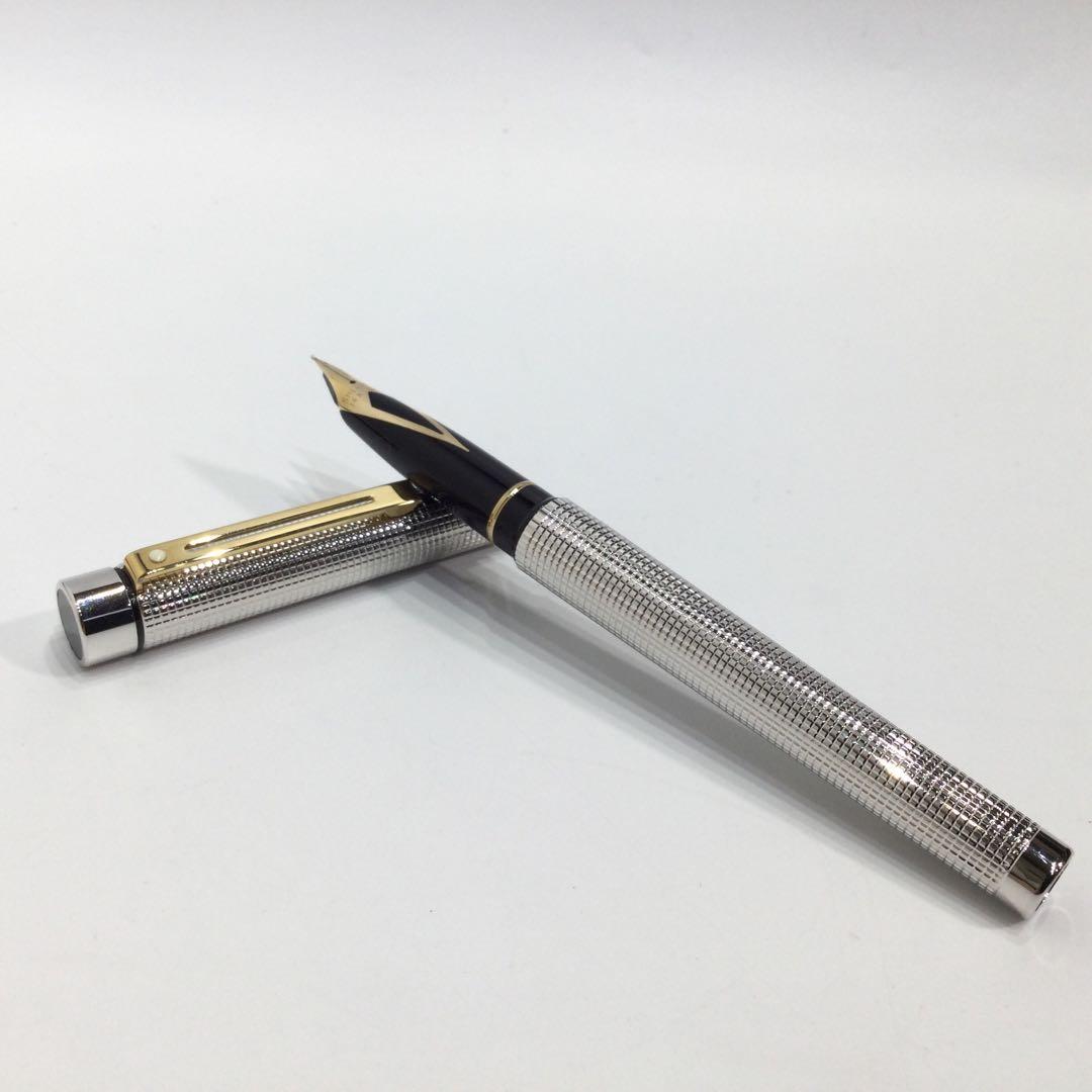 シェーファー タルガ 万年筆 1010X シルバー ニブ14K 585 筆記OK