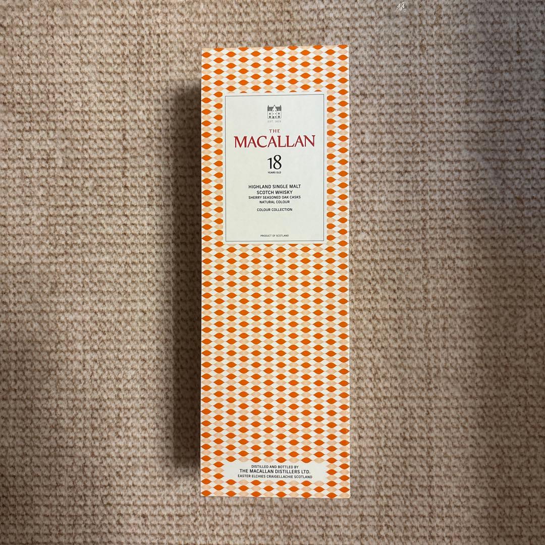 【新品未開封】 MACALLAN 18年 シングルモルトウイスキー 700ml