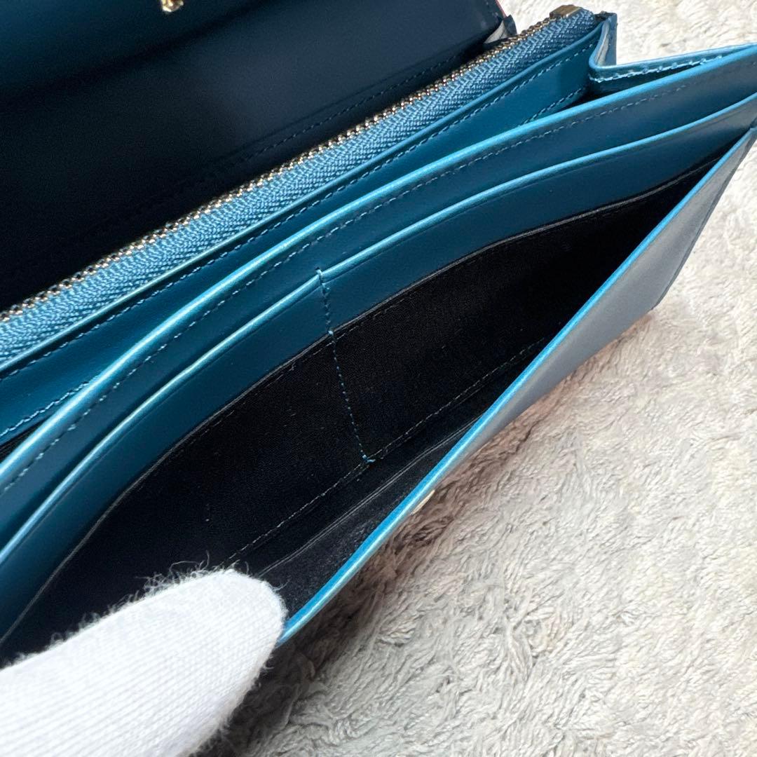 【未使用】Paul Smith ポールスミス 長財布 レザー マルチカラーライン