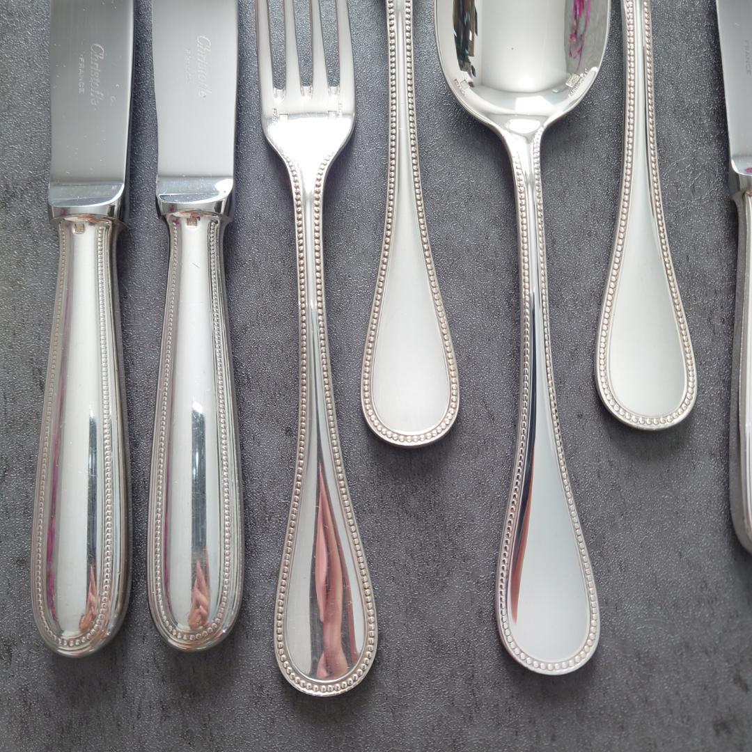 クリストフル パール スタンダードサイズ デザートサイズ 未開封含む 12点