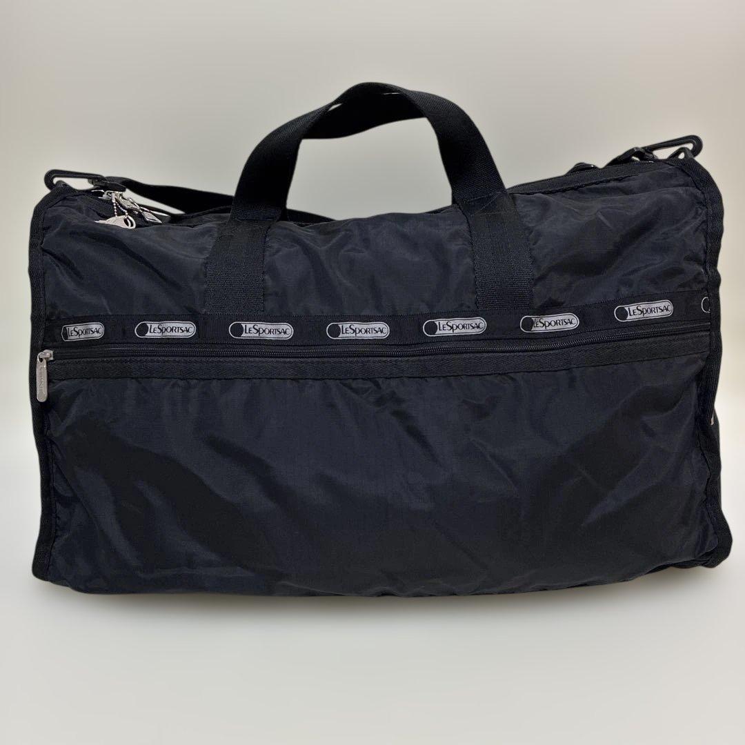 レスポートサック　ボストンバッグ　ショルダーバッグ　ブラック　2way 鍵付き