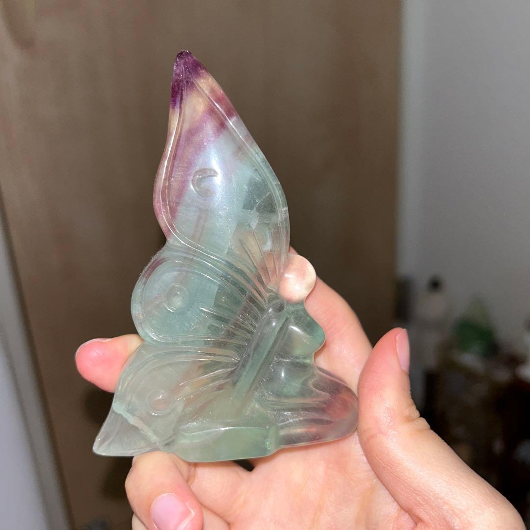 キャンディ フローライト 妖精 高品質 天然石