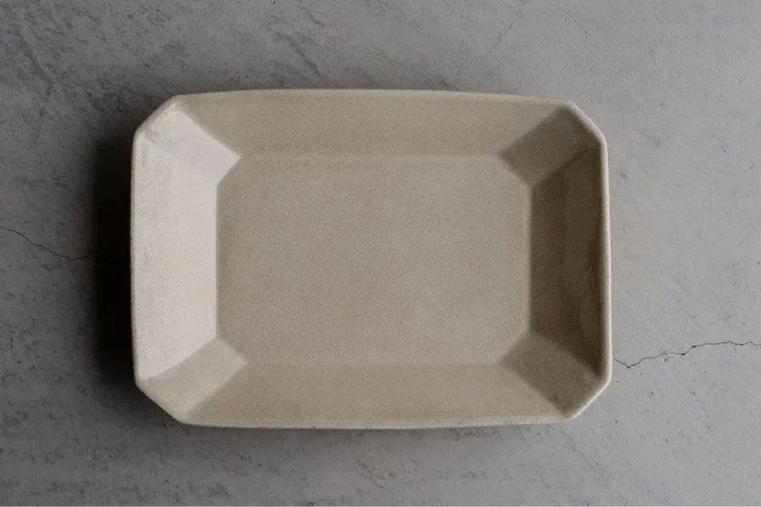 棚橋祐介　八角長鉢　角皿2枚セット