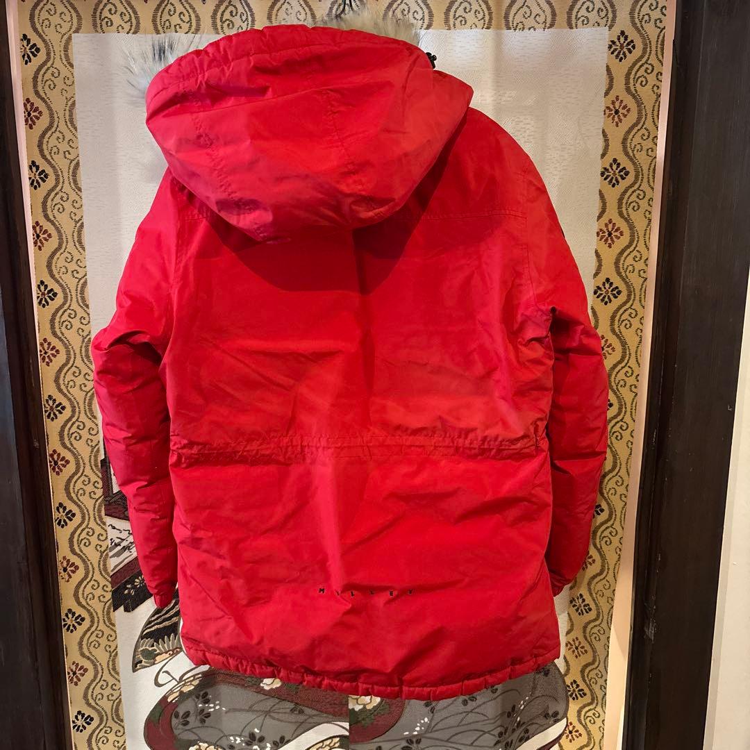 【美品】 MILLET ミレー フードダウン レディースL レッド