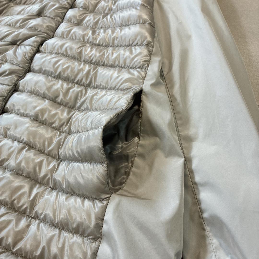 美品 HERNO♡ウルトラライトダウンジャケット 異素材 パーカー 撥水ナイロン