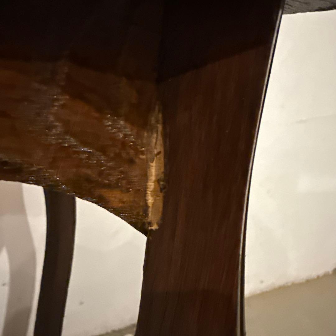 ヴィンテージ　木製サイドテーブル　花代