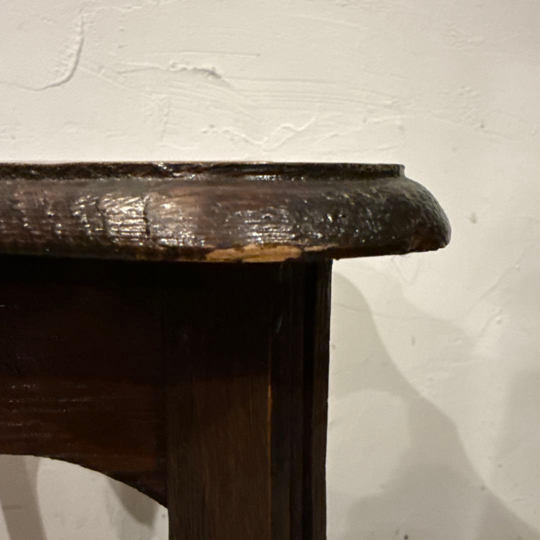 ヴィンテージ　木製サイドテーブル　花代