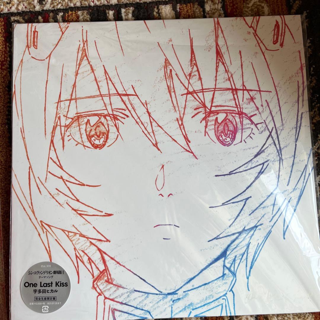 宇多田ヒカル One Last Kiss レコード綾波レイジャケット(オマケ付)