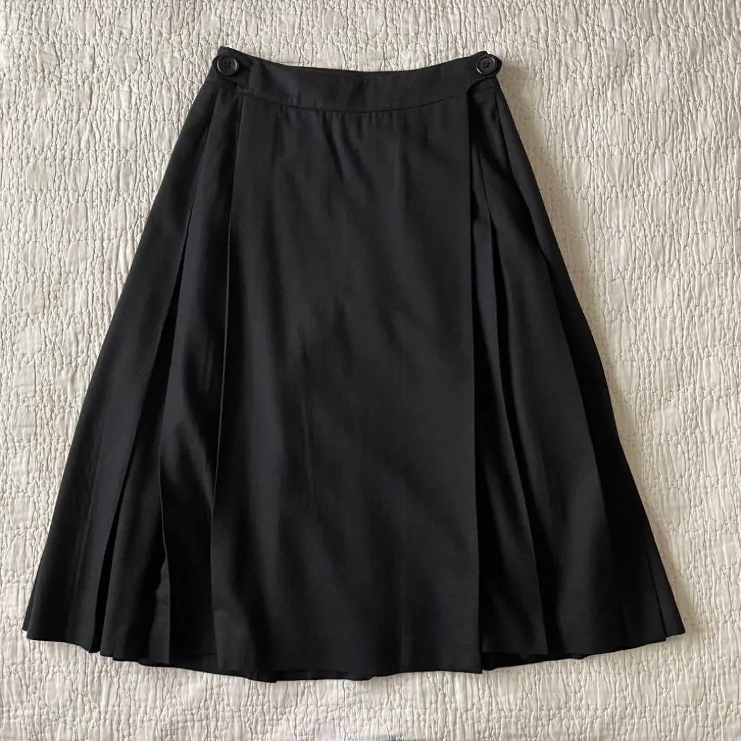 専用*マーガレットハウエル×FOXBROTHERSしなやかラッププリーツスカート