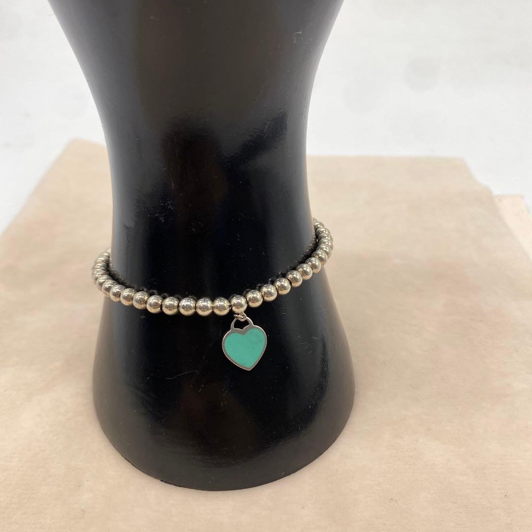 ティファニー リターントゥ ハートタグ ビーズ ブレスレット シルバー 925