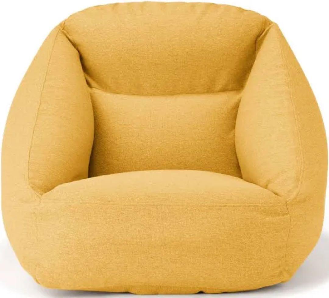 無印良品　空気でできたソファ イエロー