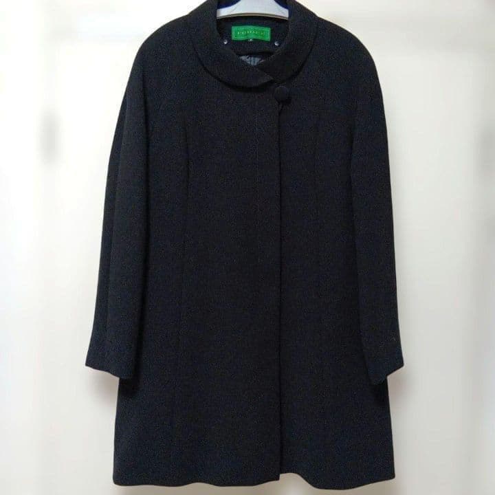 東京ソワール　ライナー付　コート　冠婚葬祭　フォーマル　ブラック　比翼