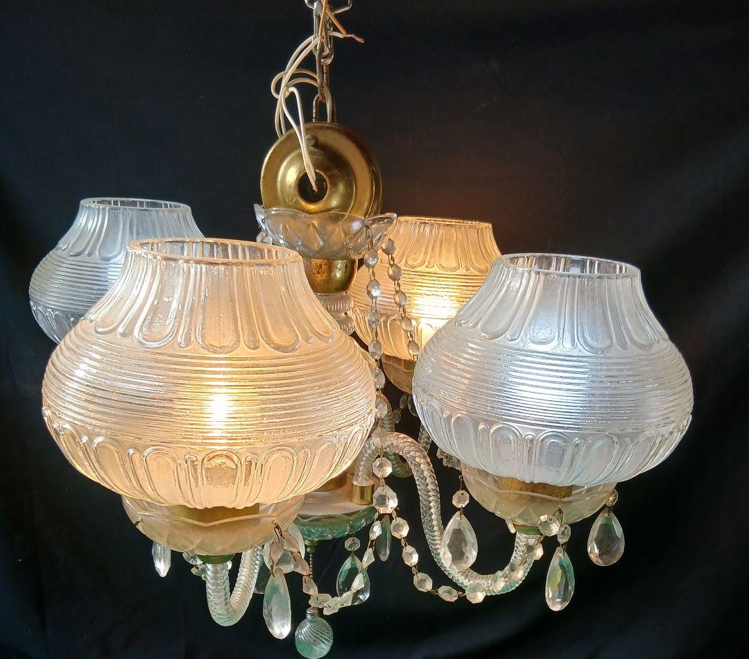 昭和レトロ&レア品　 シャンデリア 「ジャンク品」