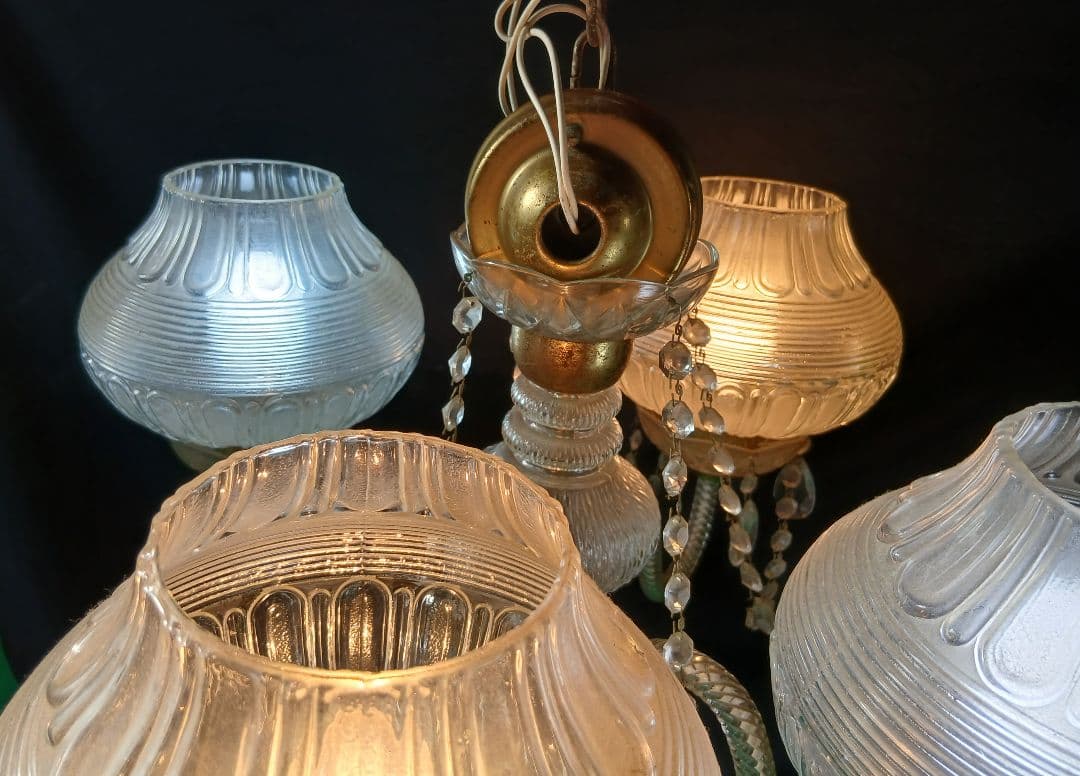 昭和レトロ&レア品　 シャンデリア 「ジャンク品」