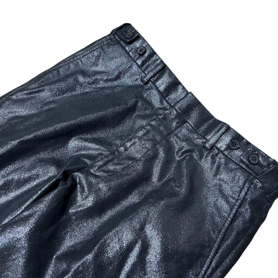 JOHN LAWRENCE SULLIVAN コーティング パンツ ブラック