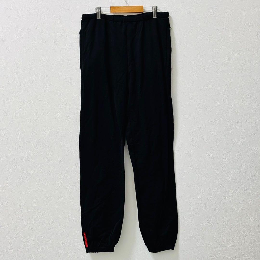 【美品】プラダスポーツ　レッドラバータグ　スウェット　ジョガーパンツ