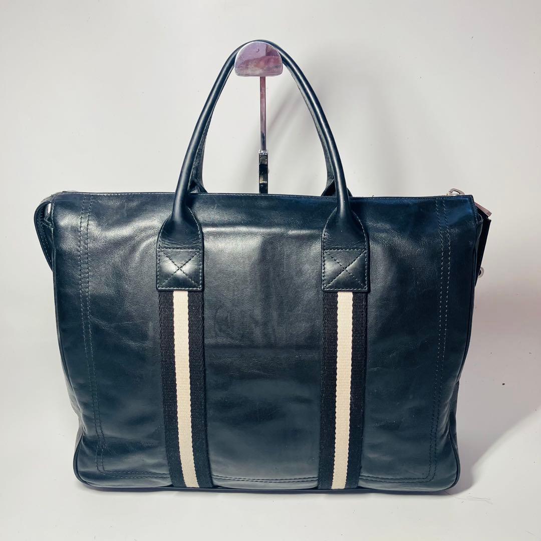BALLY トートバッグ オールレザーA4/PC ビジネスバッグ