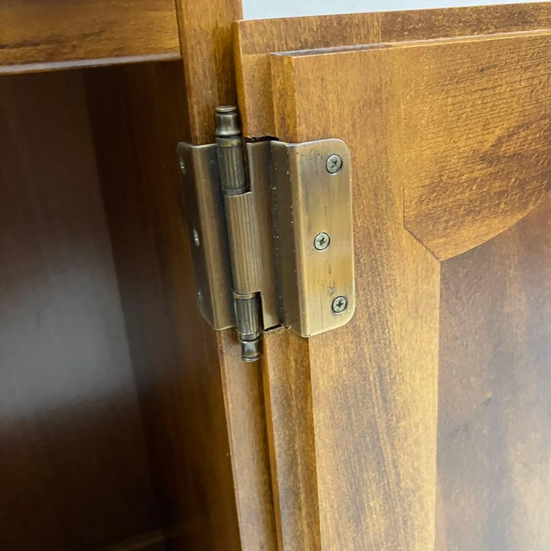 karimoku カリモク　コロニアル　コーナーテーブル コーナーラック 電話台