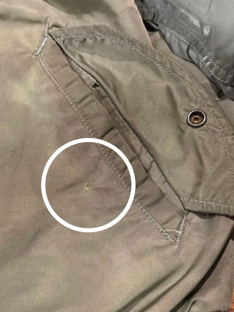 ★縦ステッチ！リブ穴なし！米軍実物80s MA-1 Fタイプ グランドクルー